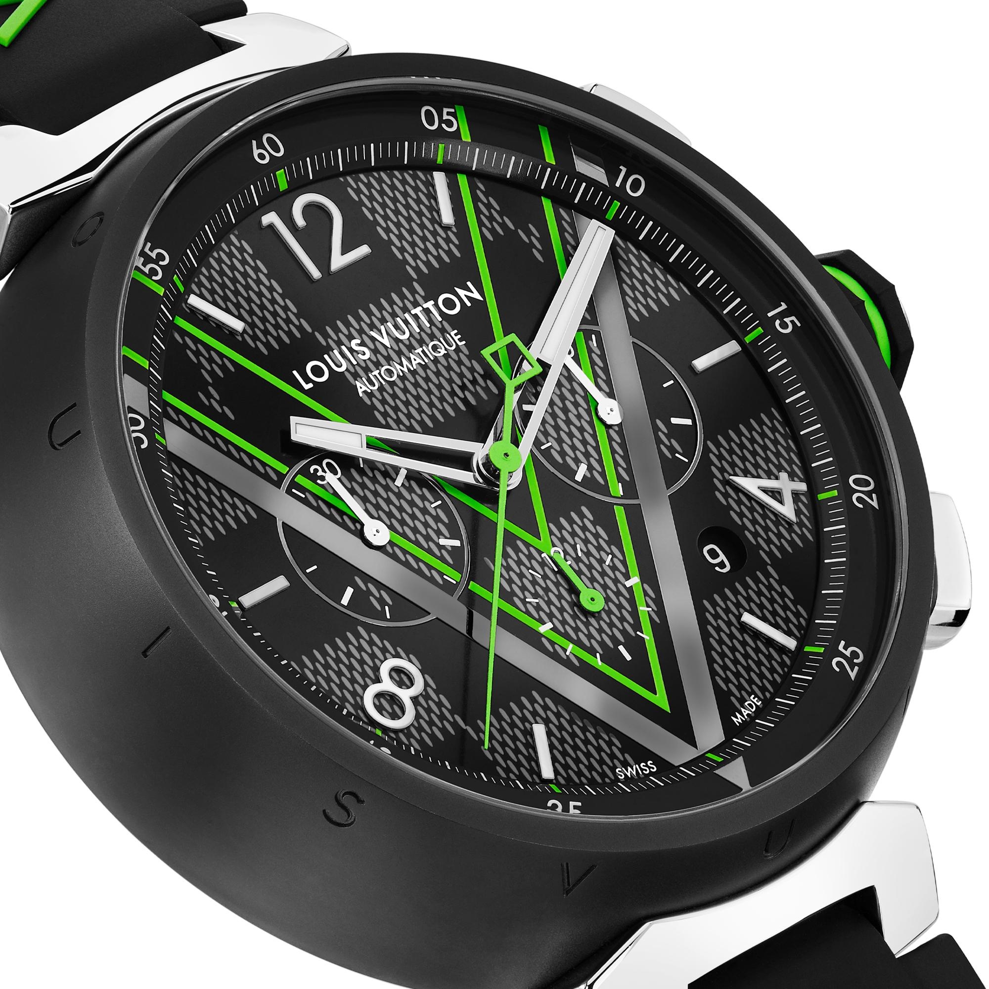 Tambour Damier Graphite Race Chronograph - 4