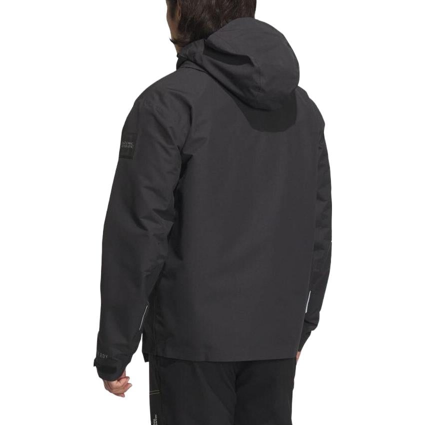 adidas National Geographic RAIN.RDY Three-In-One Jacket 'Black' IL8959 - 4