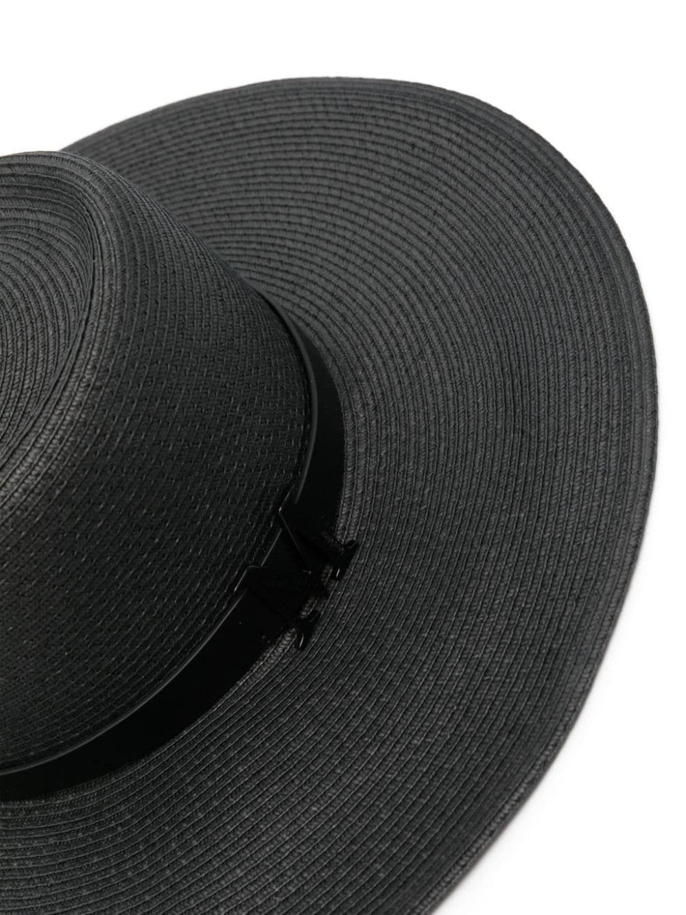 Musette logo-plaque sun hat - 2