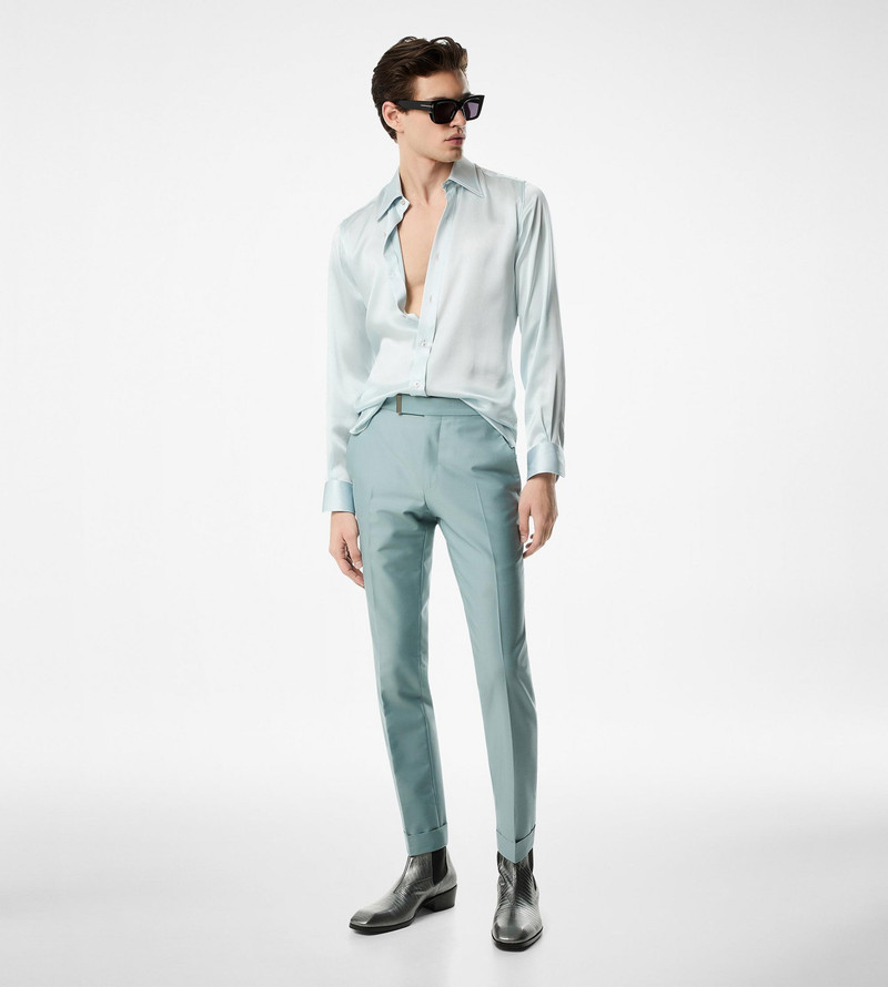TOM FORD SILK CHARMEUSE SLIM FIT SHIRT outlook