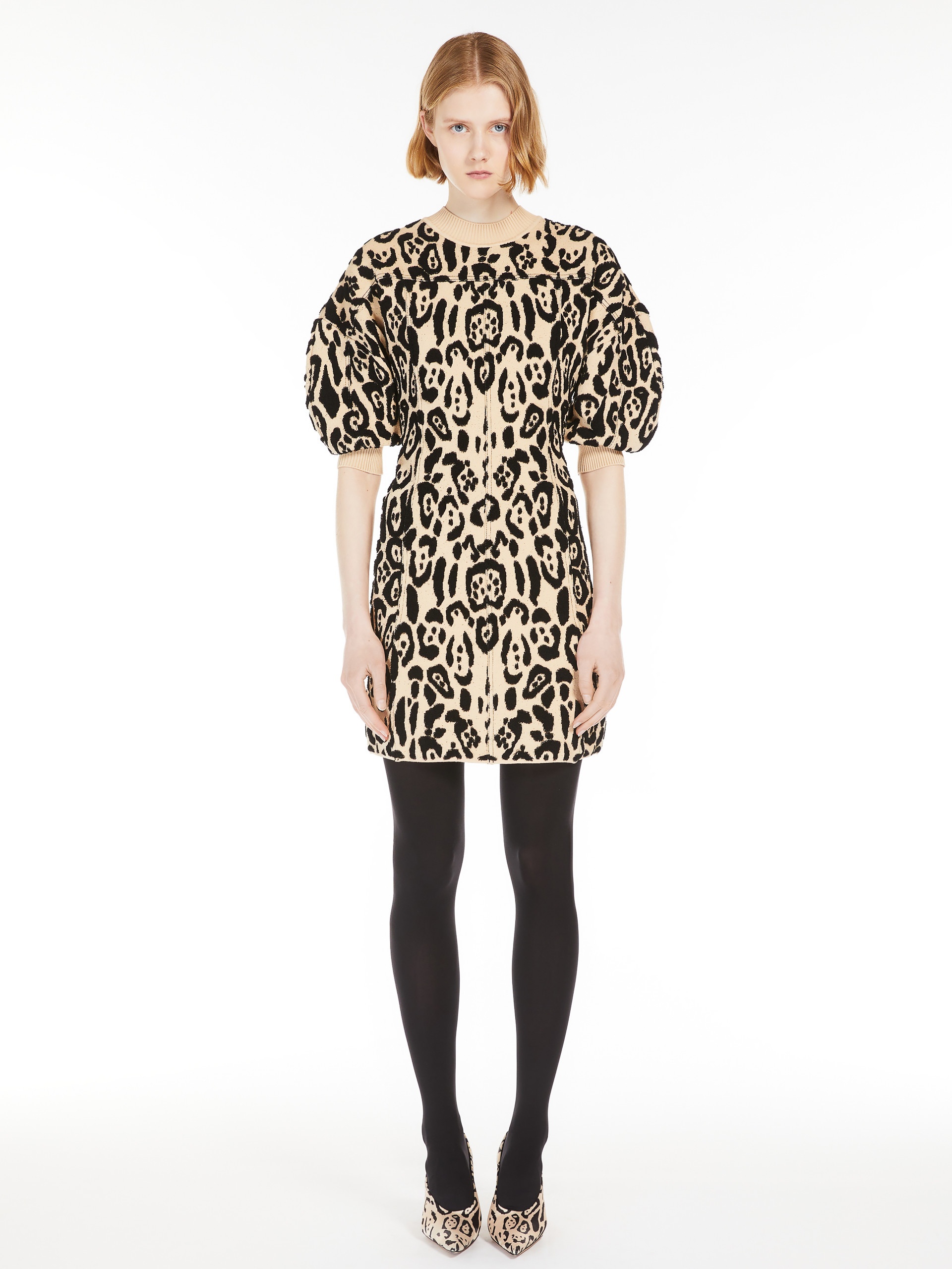DOLMEN Animal-print terry dress - 3