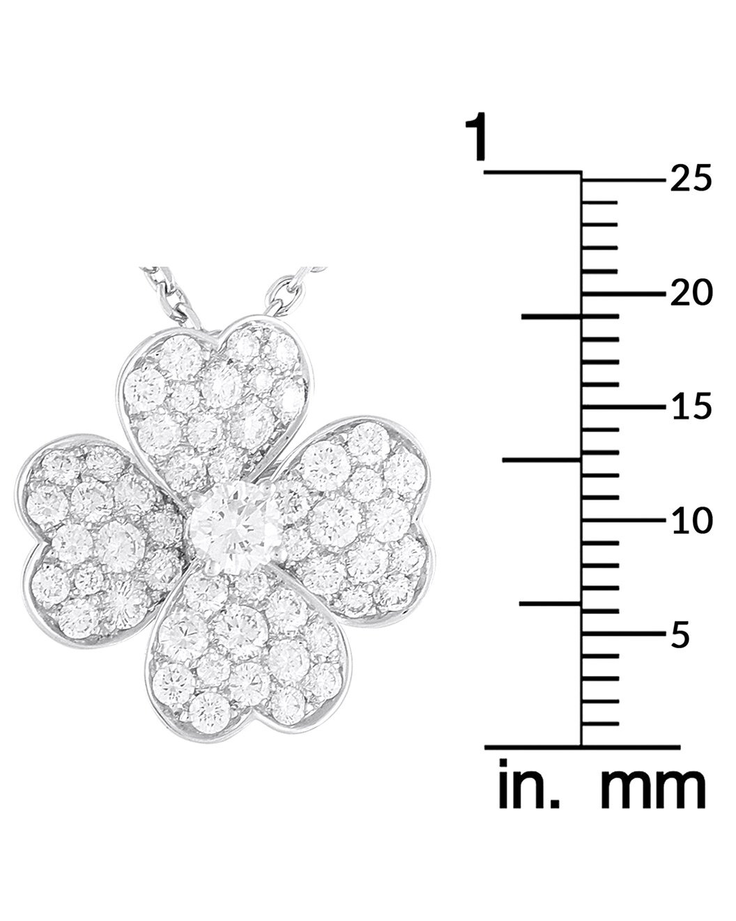 Van Cleef & Arpels 18K 1.57 ct. tw. Diamond Necklace (Authentic Pre-Loved) - 3