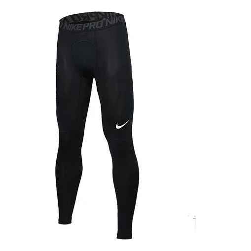 Nike Knit Tight Elastic Breathable gym pants Black 932451-010 - 1