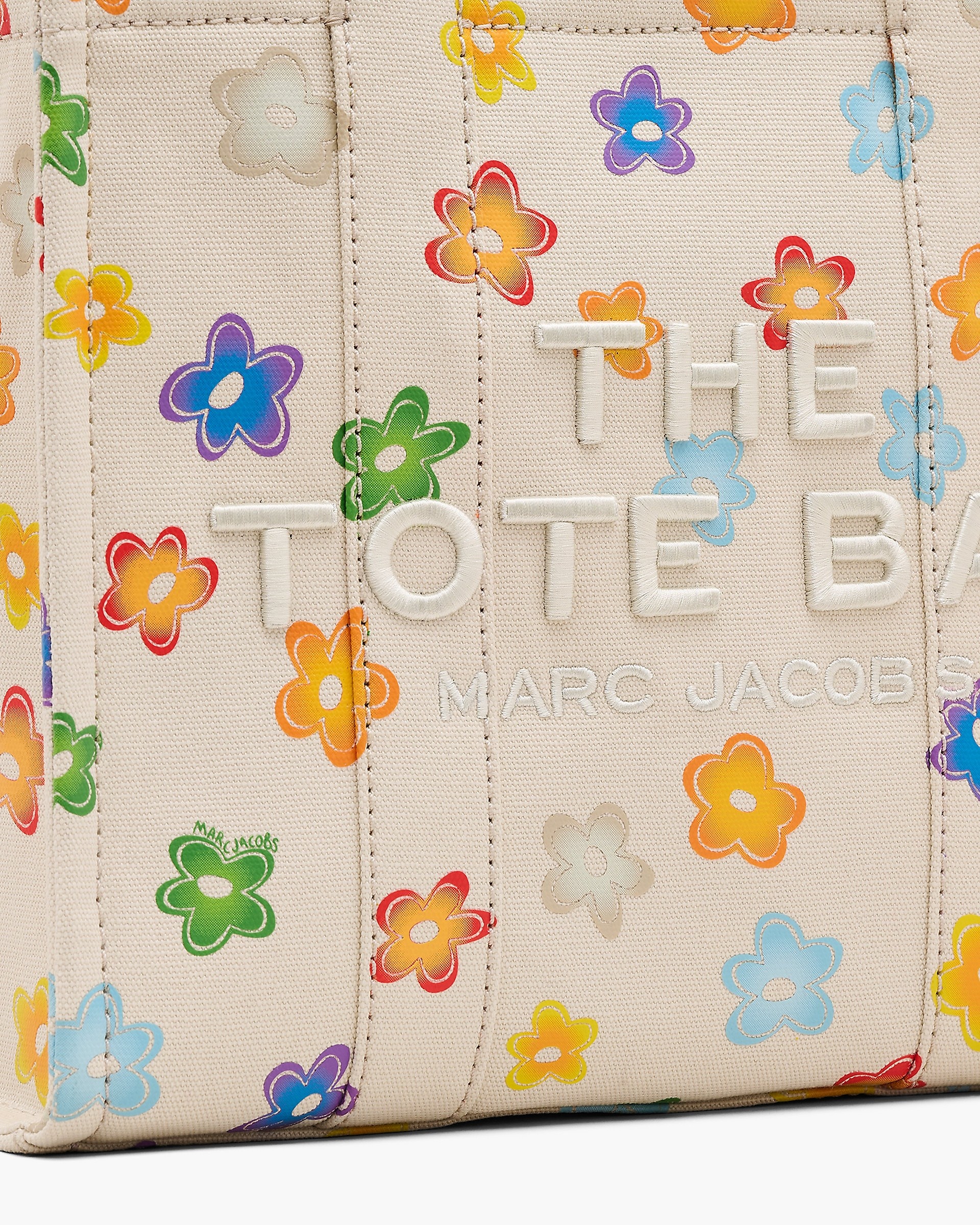 THE WILD DAISY CANVAS MEDIUM TOTE BAG - 5