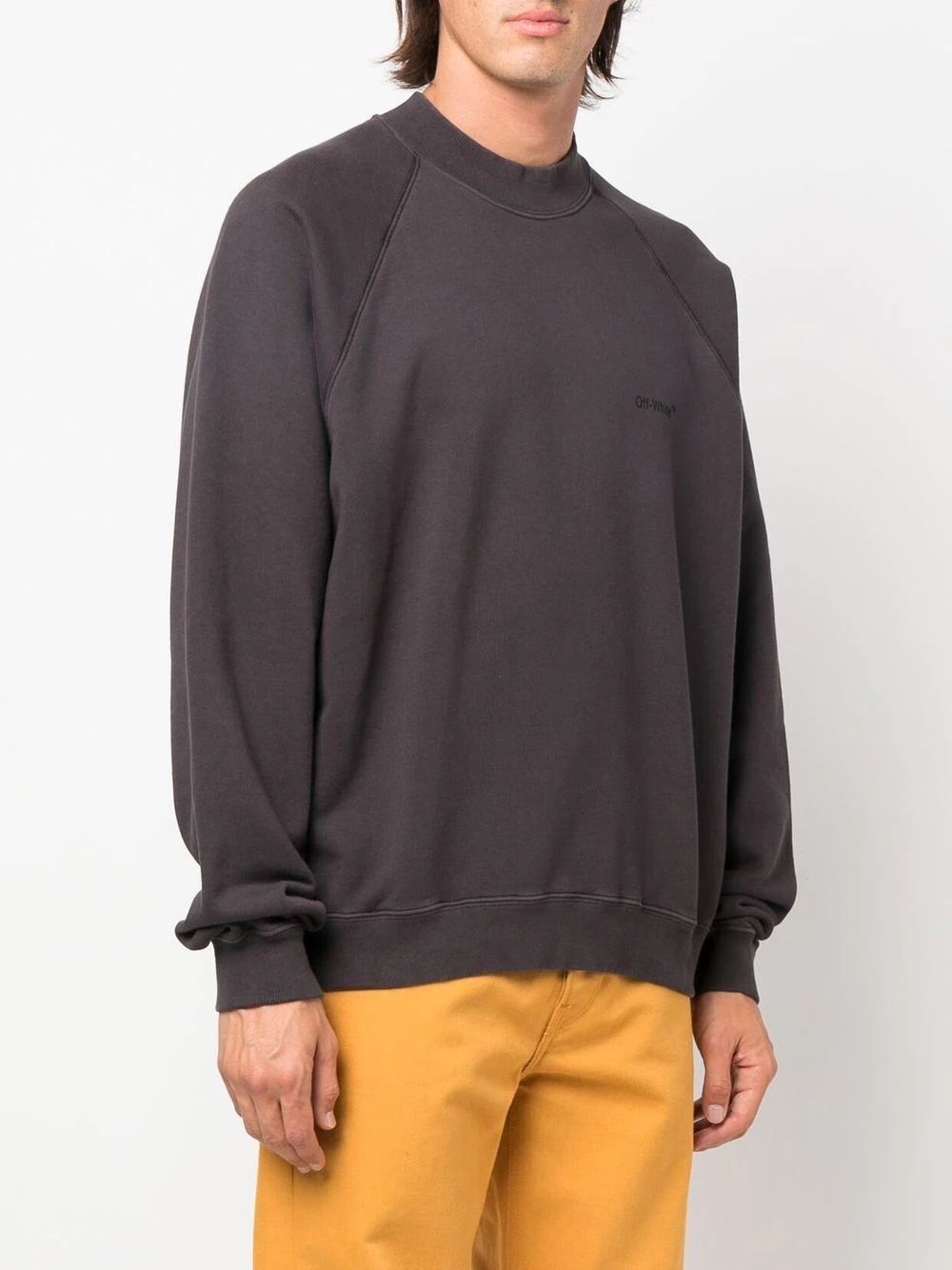 Diag Stripe cotton sweatshirt - 4