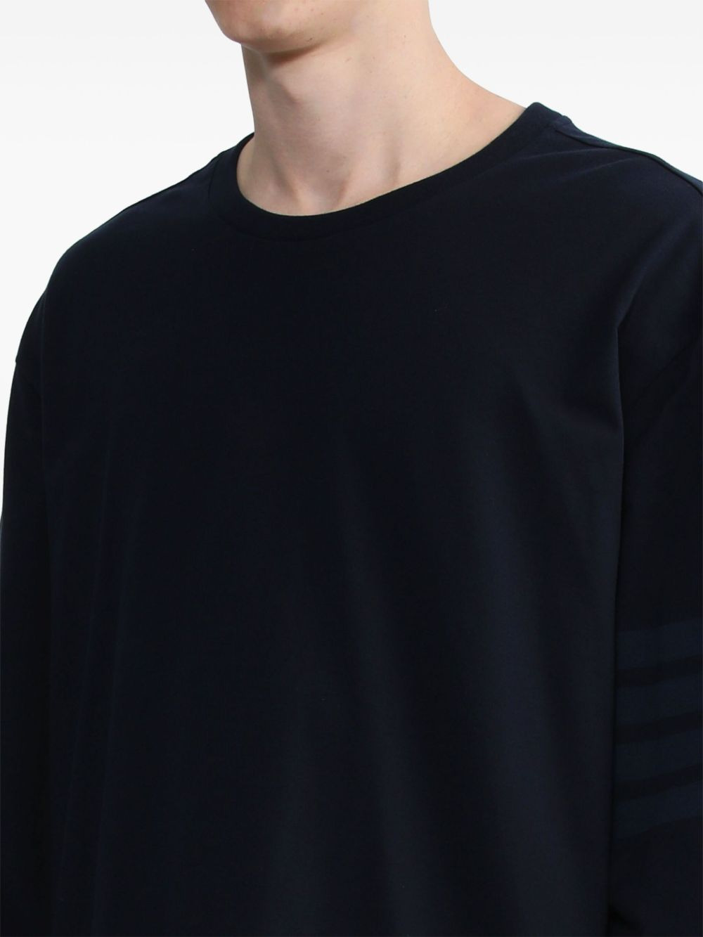 tonal 4-Bar rugby T-shirt - 5