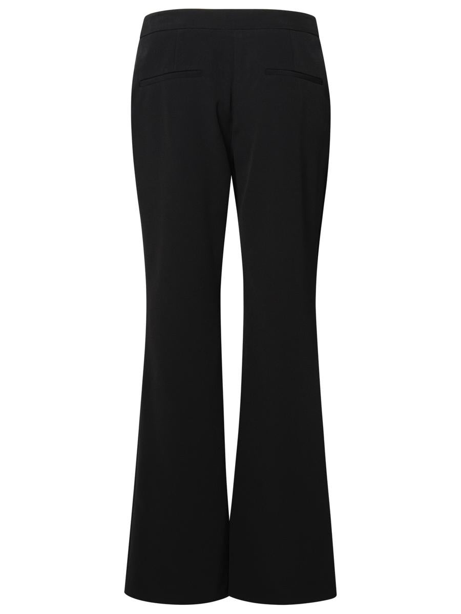 BALMAIN BLACK VISCOSE TROUSERS - 3