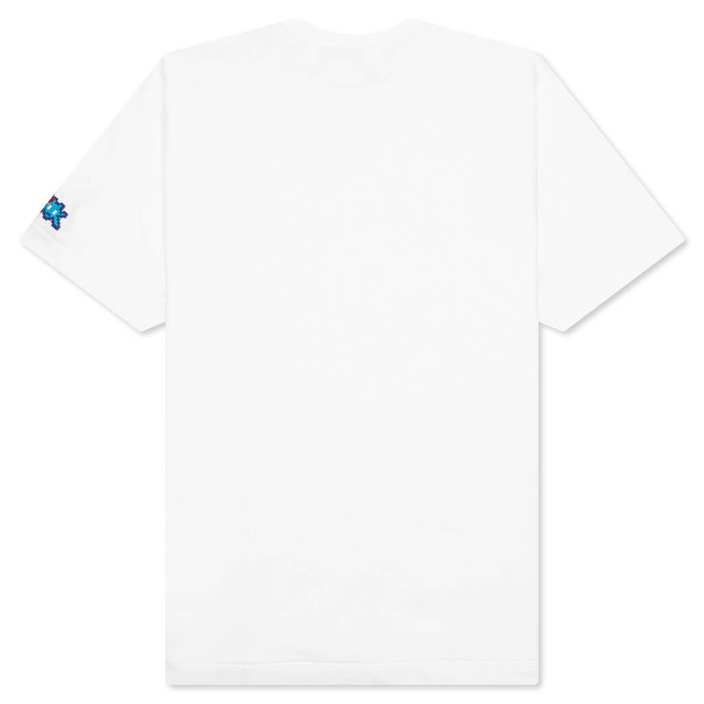 COMME DES GARCONS PLAY X THE ARTIST INVADER S/S TEE - WHITE - 2