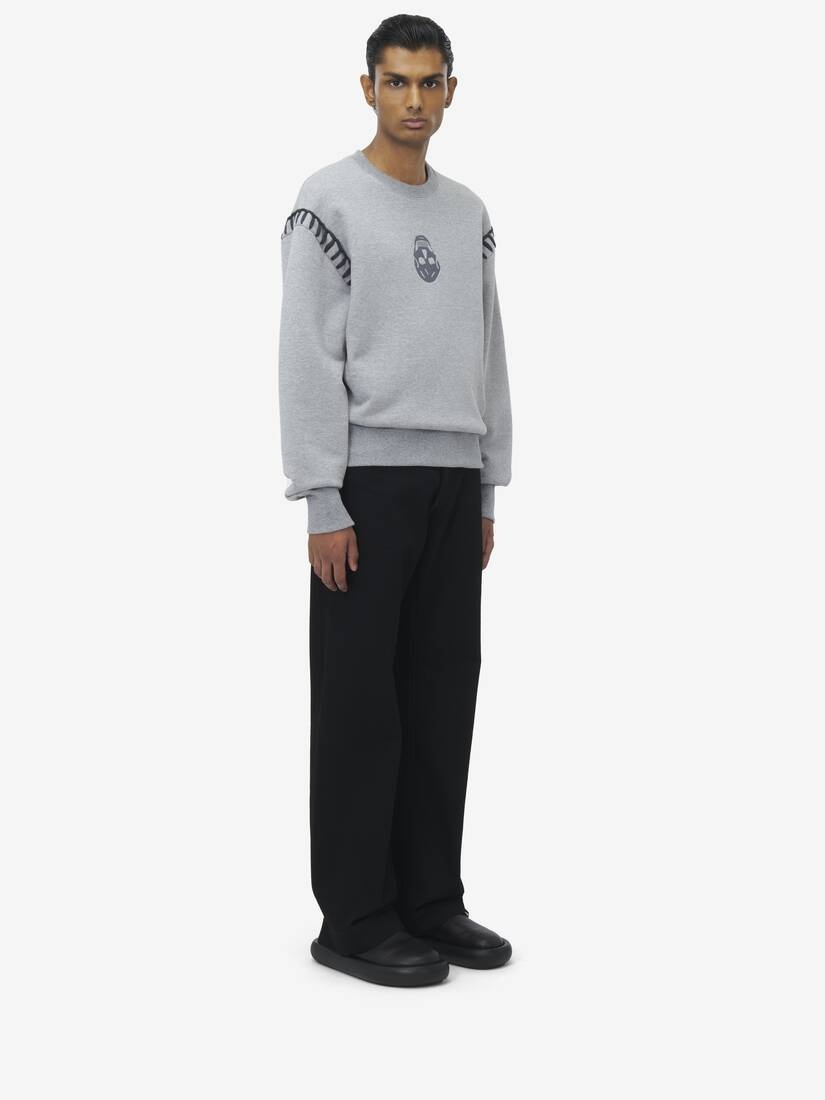 Skull Sweatshirt - 4