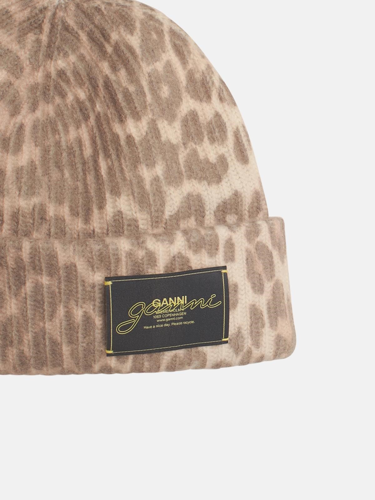 'LEO' MULTICOLOURED WOOL BLEND BEANIE - 3