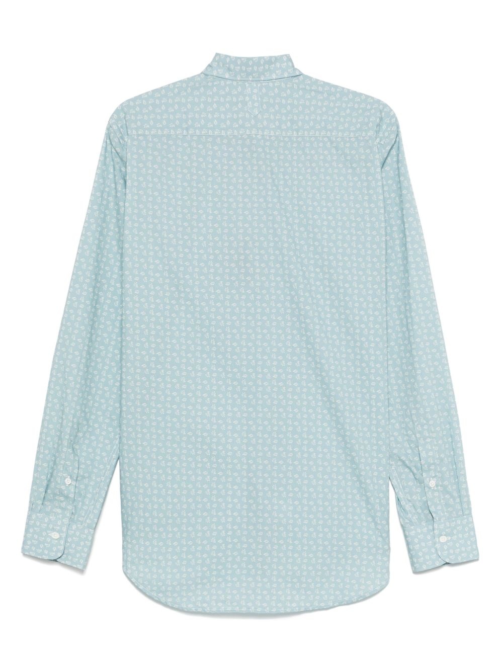 leaf-print shirt - 2