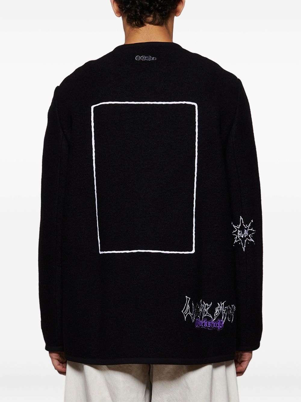 Ghost Writer button-up embroidered jacket - 5