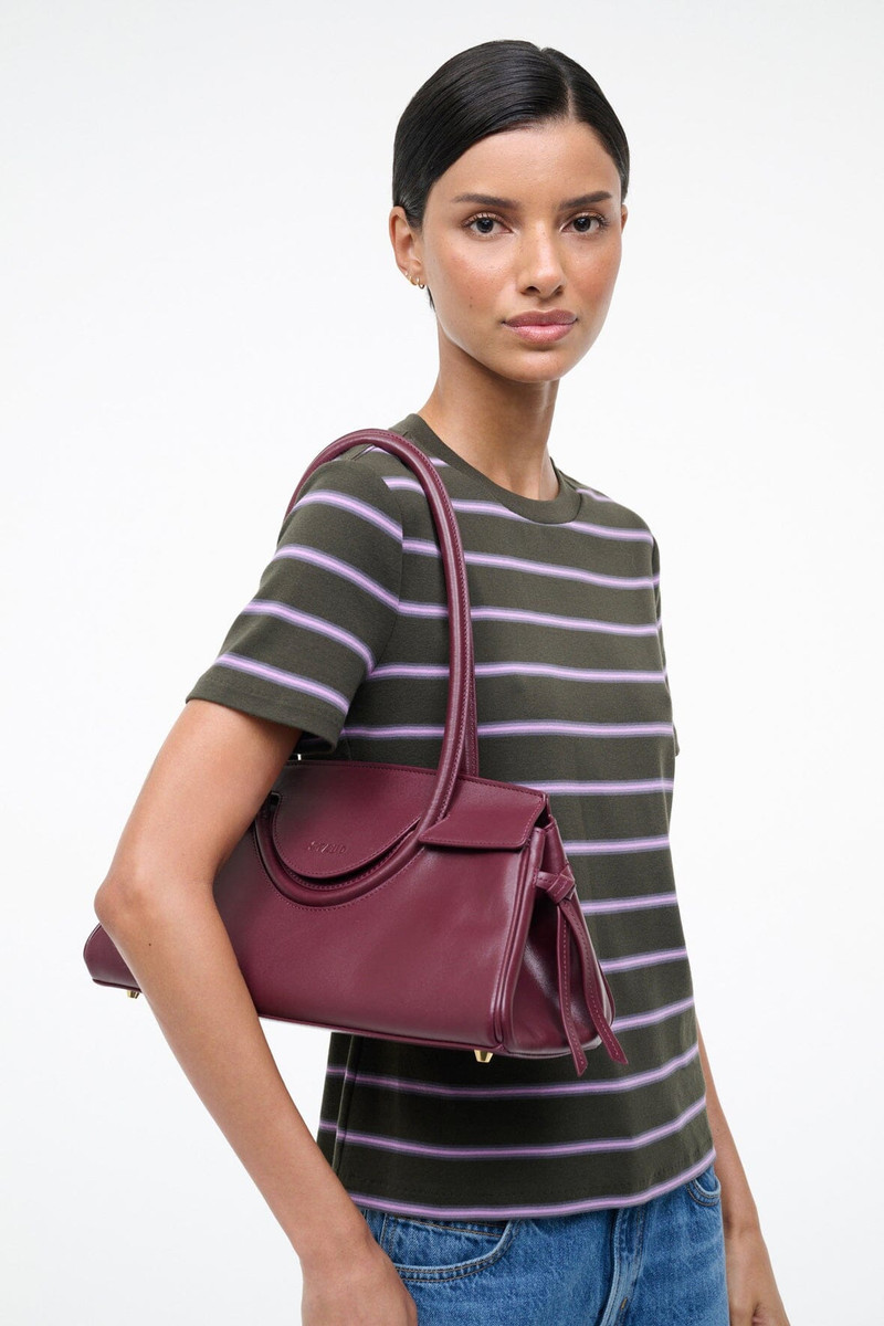 STAUD STAUD MAUDE SHOULDER BAG SYRAH outlook