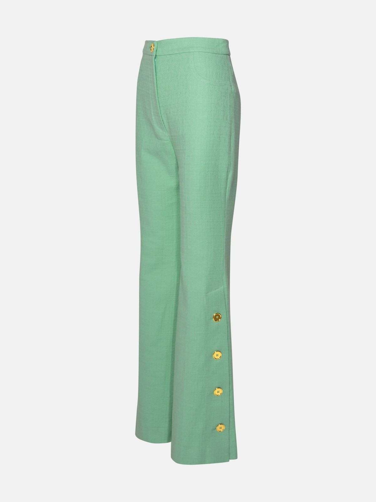 MINT COTTON BLEND PANTS - 2