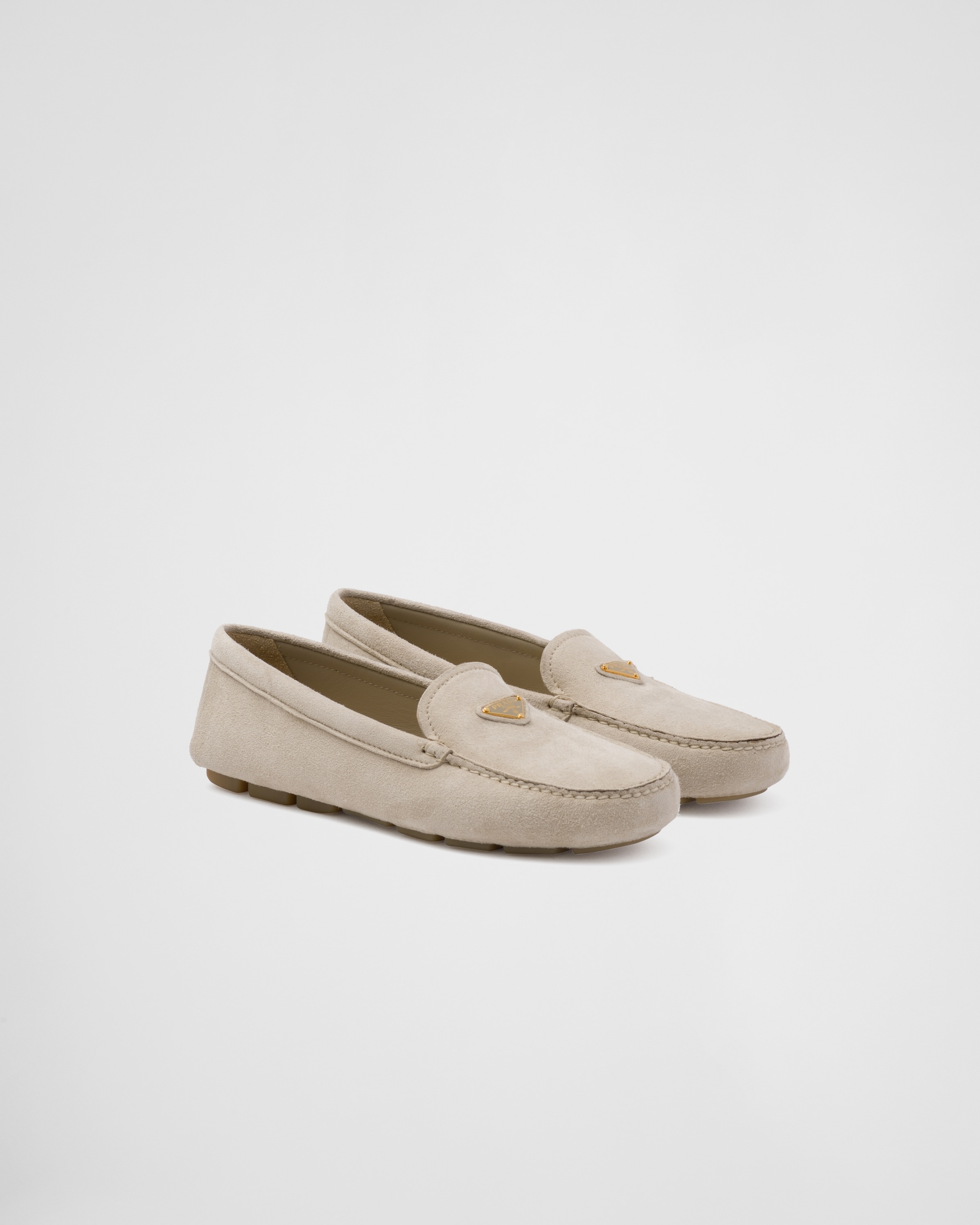 Suede driving loafers - 1