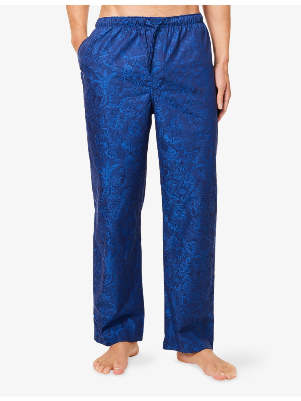 Paris Floral-Print Cotton Pyjamas Bottoms - 3