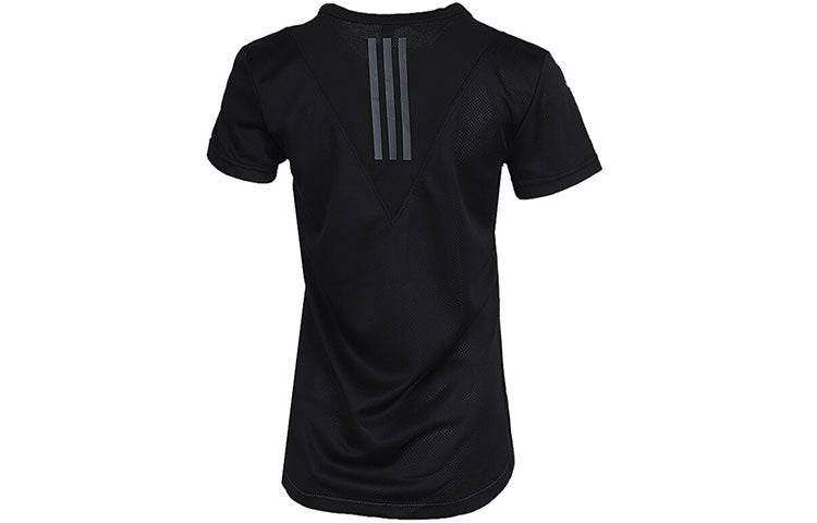 (WMNS) adidas Training T-shirts 'Black' FK9615 - 2