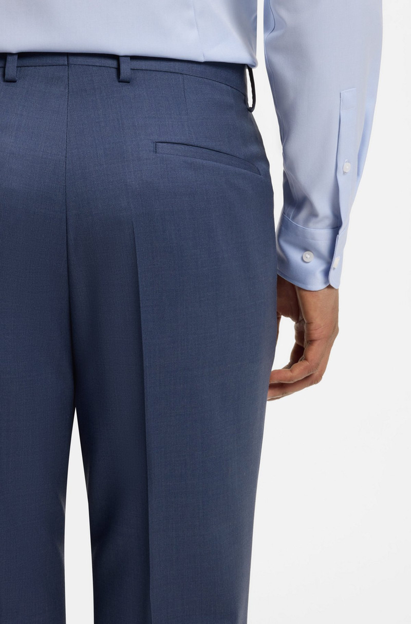 BOSS ONE SLIM-FIT PANTS IN VIRGIN WOOL 4
