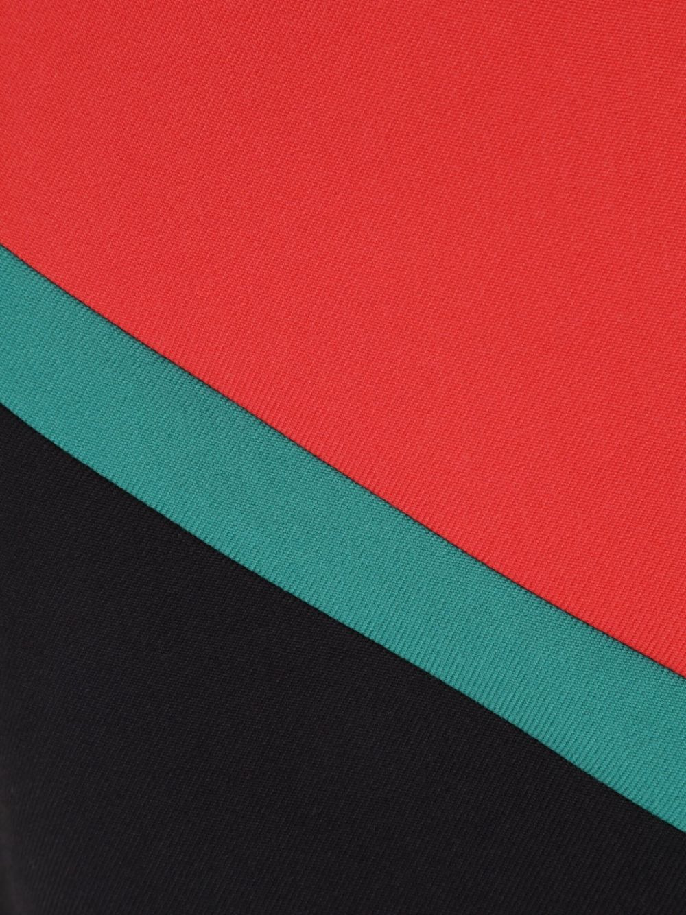 colour-block zip-detail skirt - 3