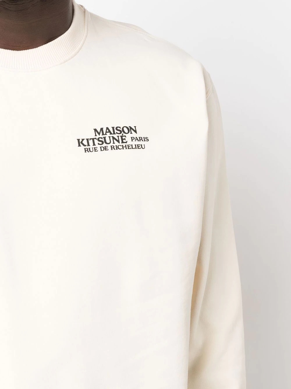 logo-print crewneck sweatshirt - 6