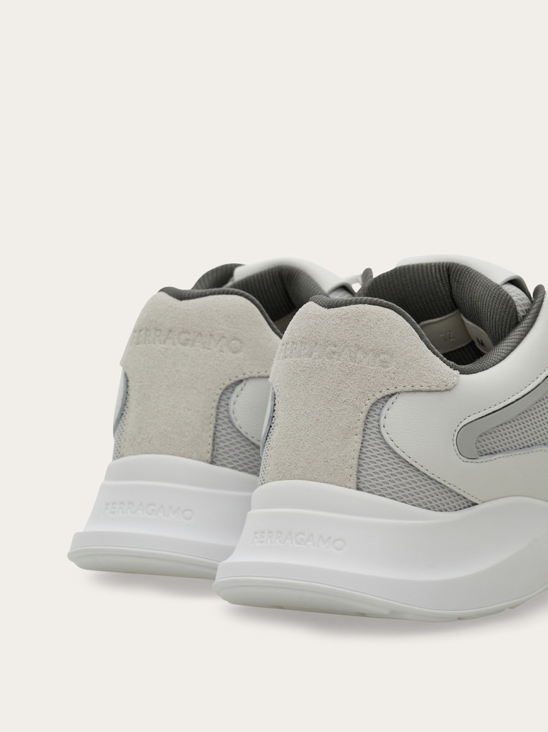 FERRAGAMO Low top sneaker with Gancini ornament outlook