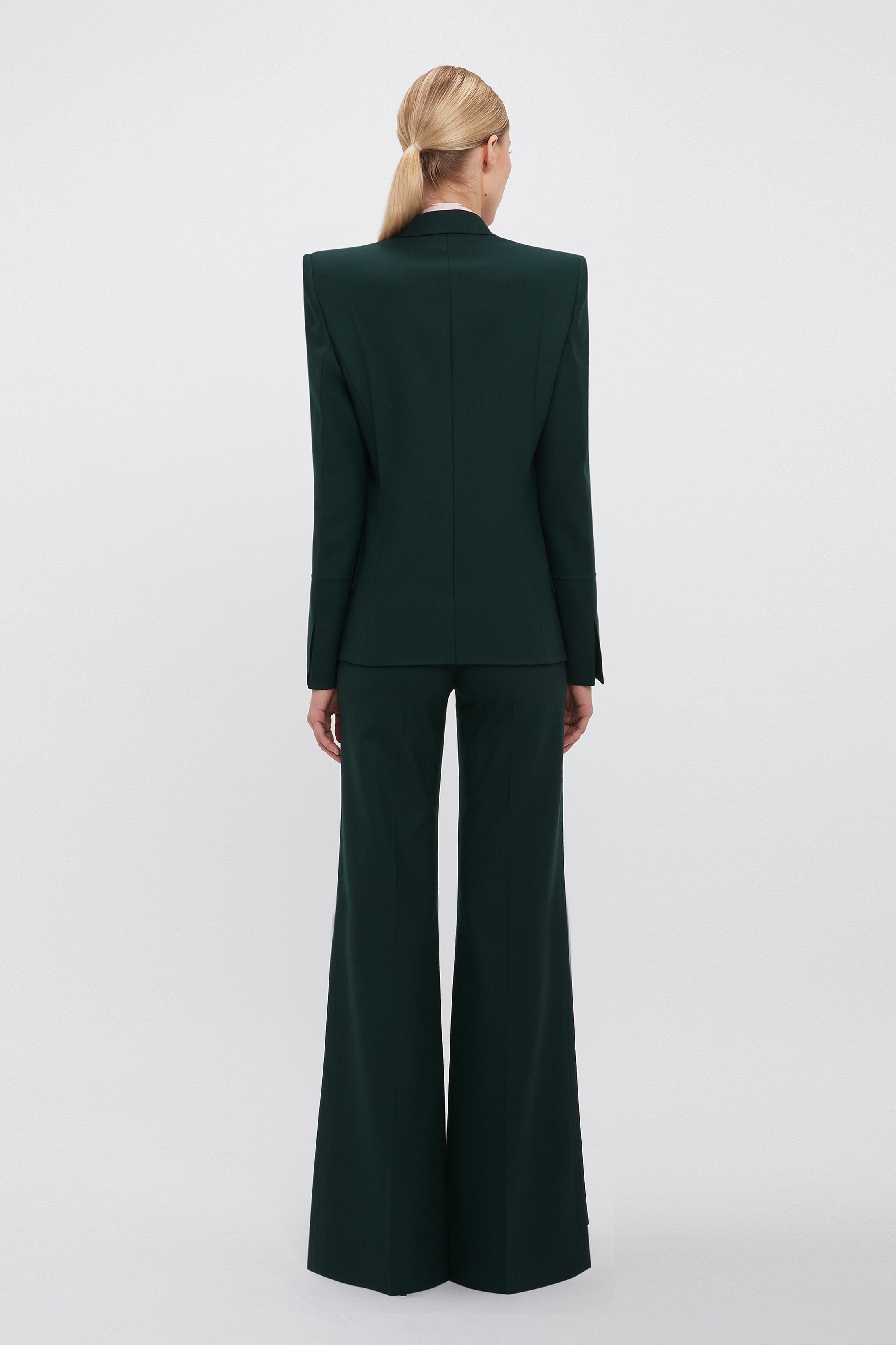 ジャケット Victoria Beckham JACKET WITH POINTED SHOULDERS Pointed Shoulder Tux Jacket In Black – Victoria Beckham Inc