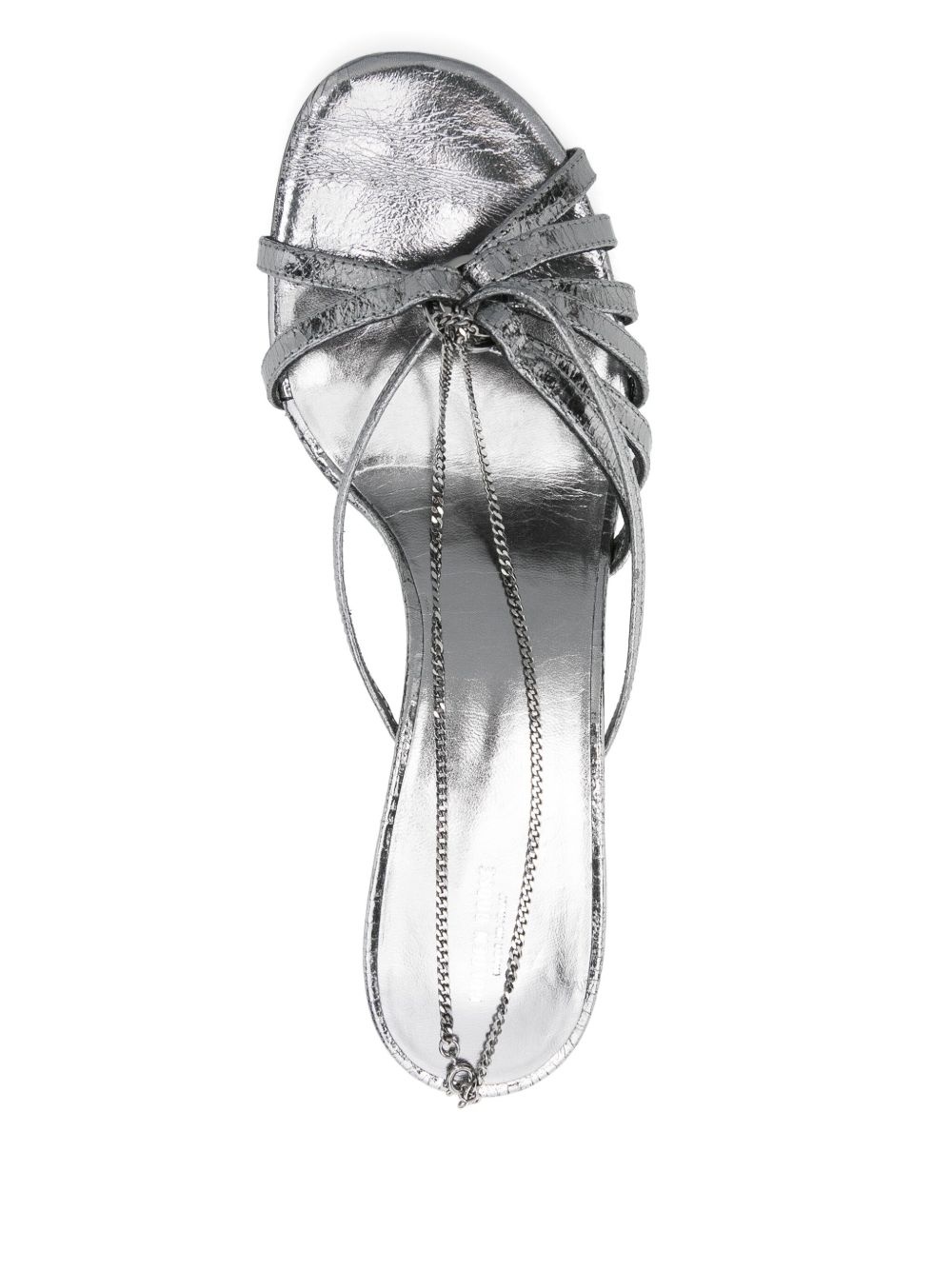 45mm leather sandals - 4