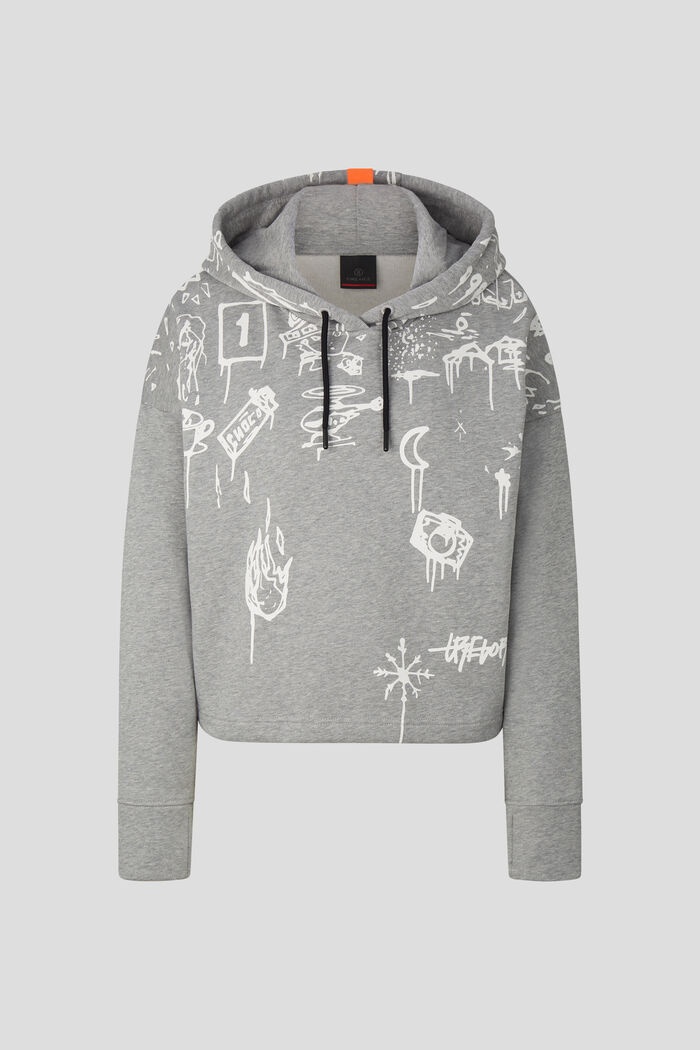 Cosa Sweatshirt hoodie in Gray/White - 1
