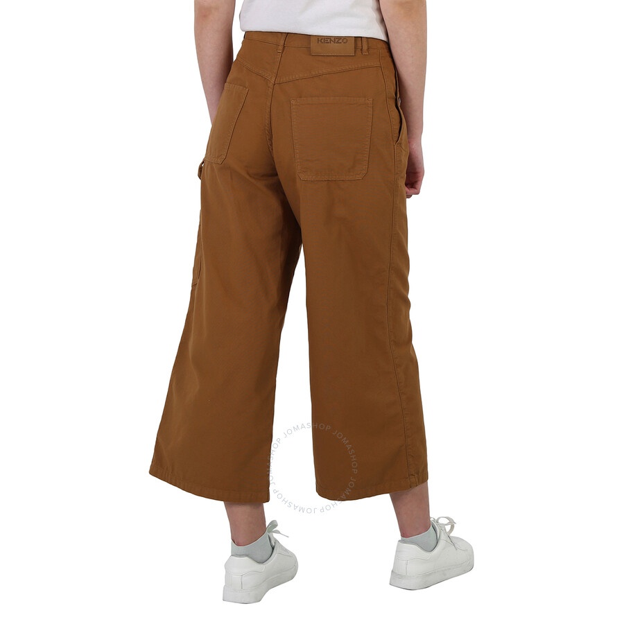 Kenzo Wide Leg Cropped Pants - 6