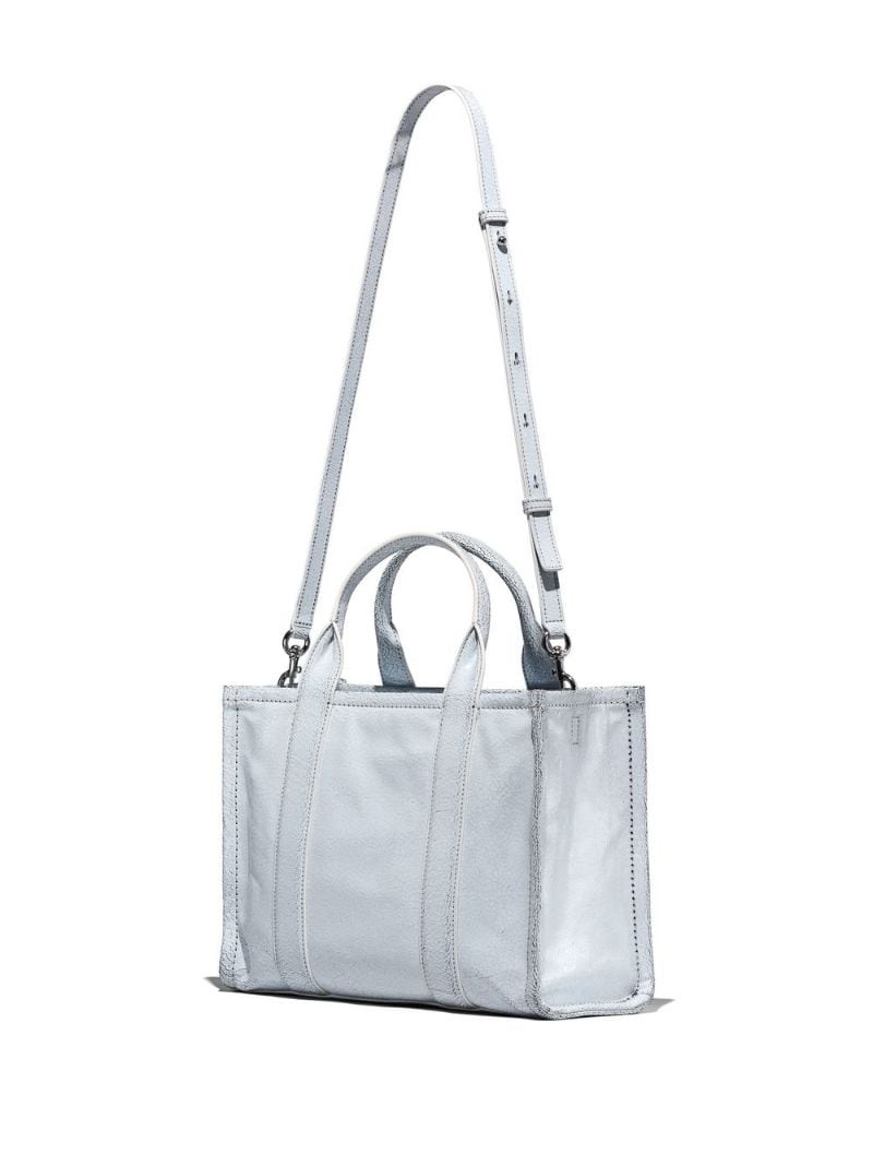 medium The Crackle Leather tote bag - 5