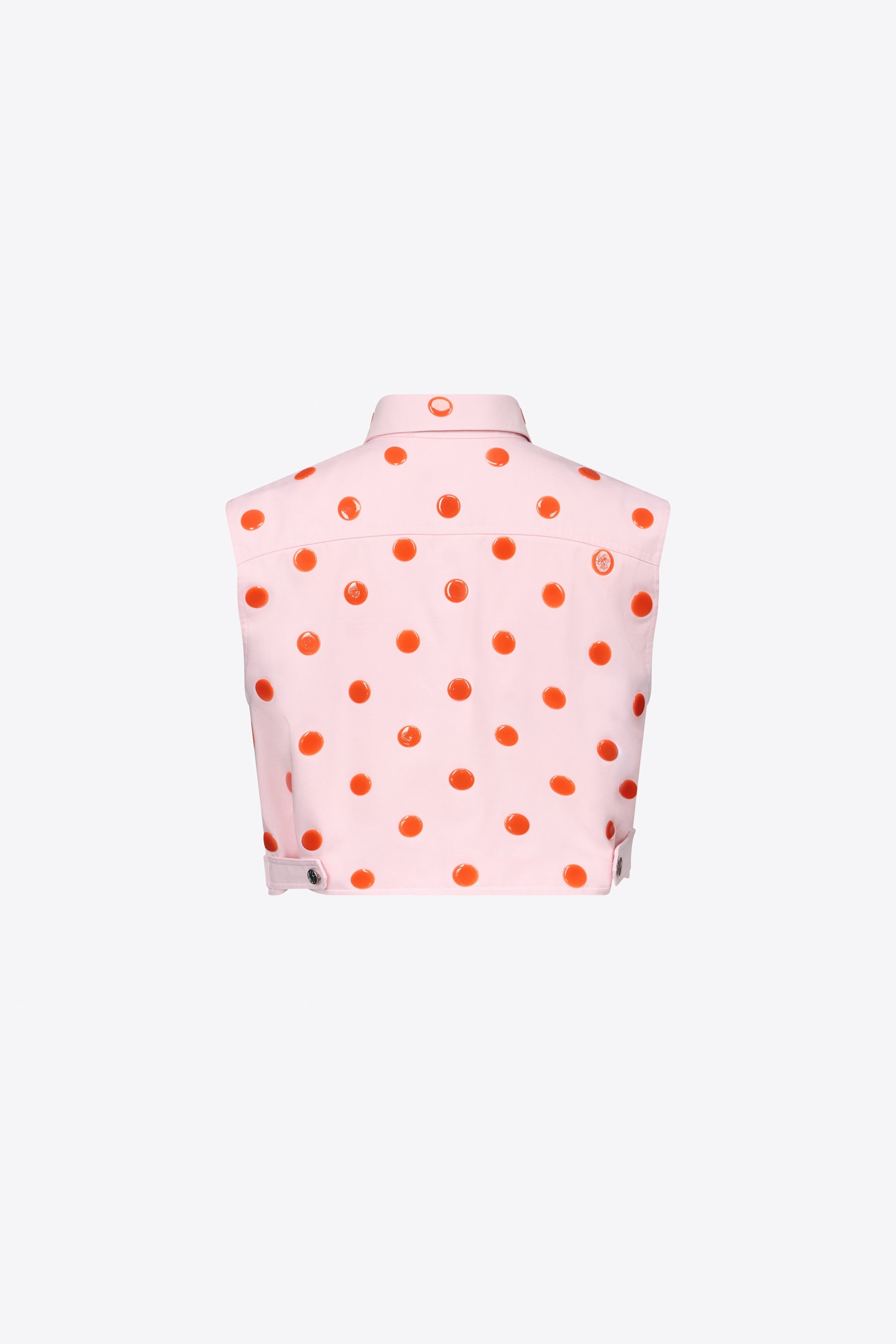 POLKA DOT SLEEVELESS TOP - 2