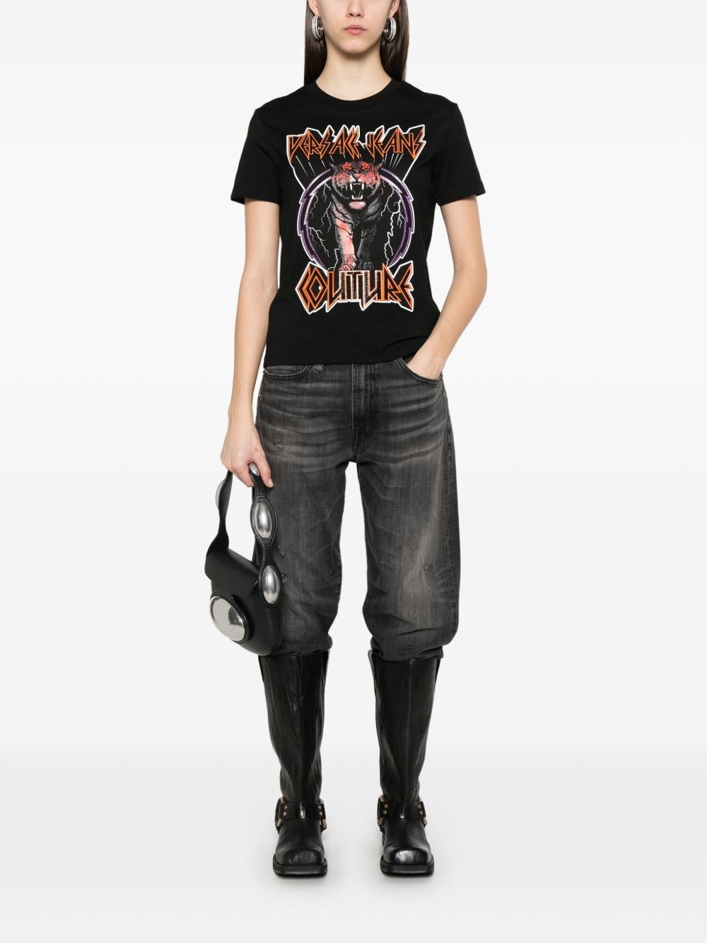 logo-print T-shirt - 2