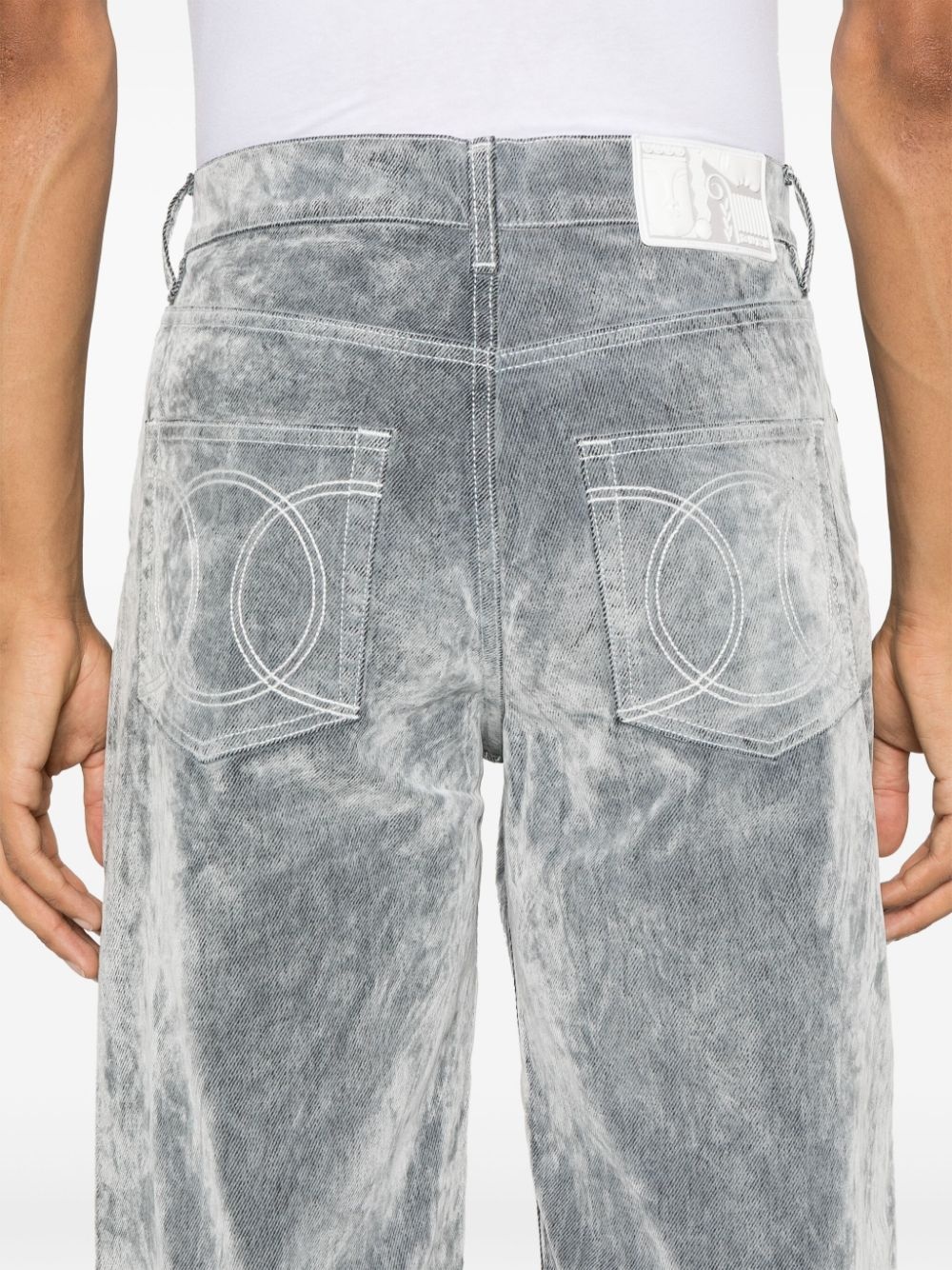 flocked jeans - 5