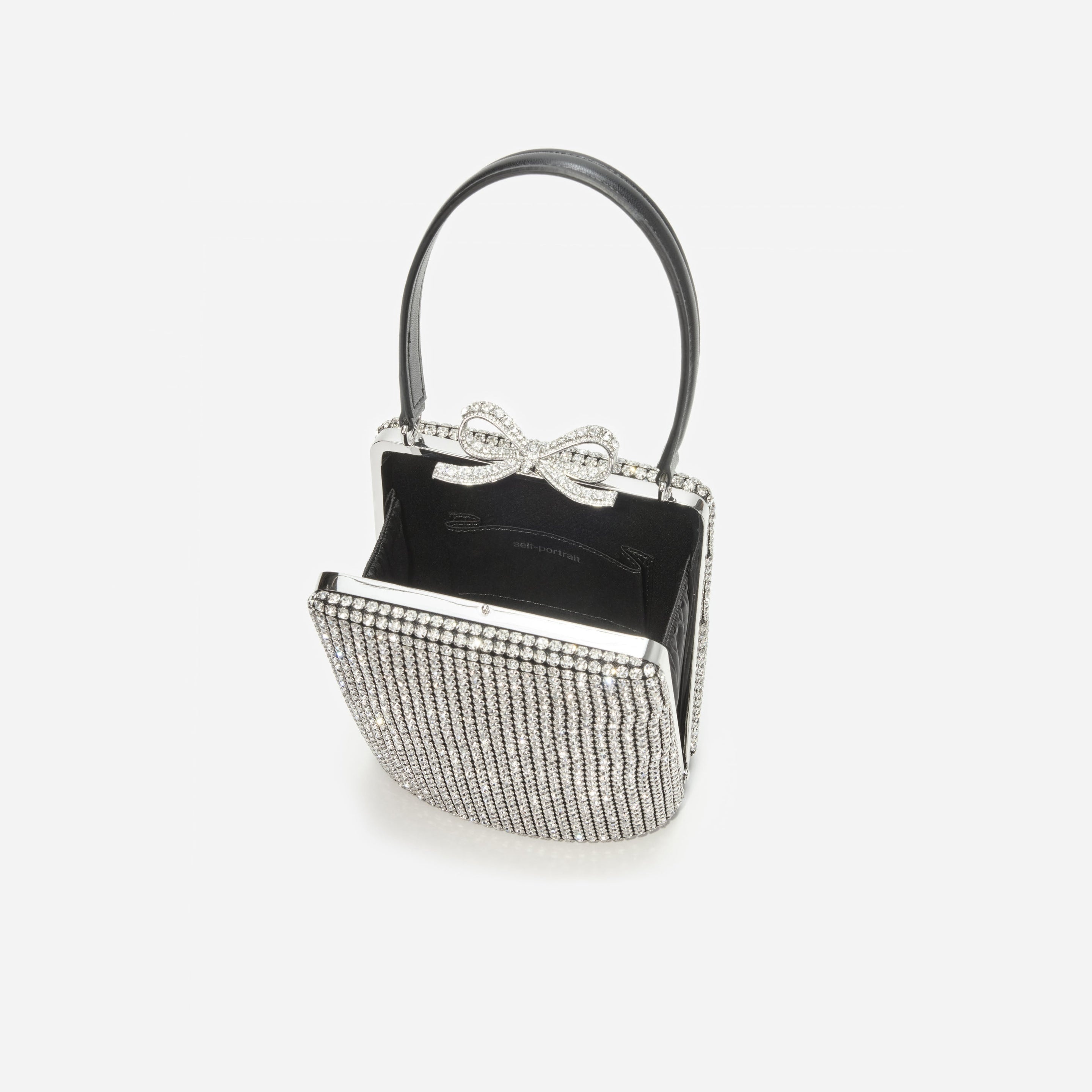 Silver Crystal Fishnet Bag - 4