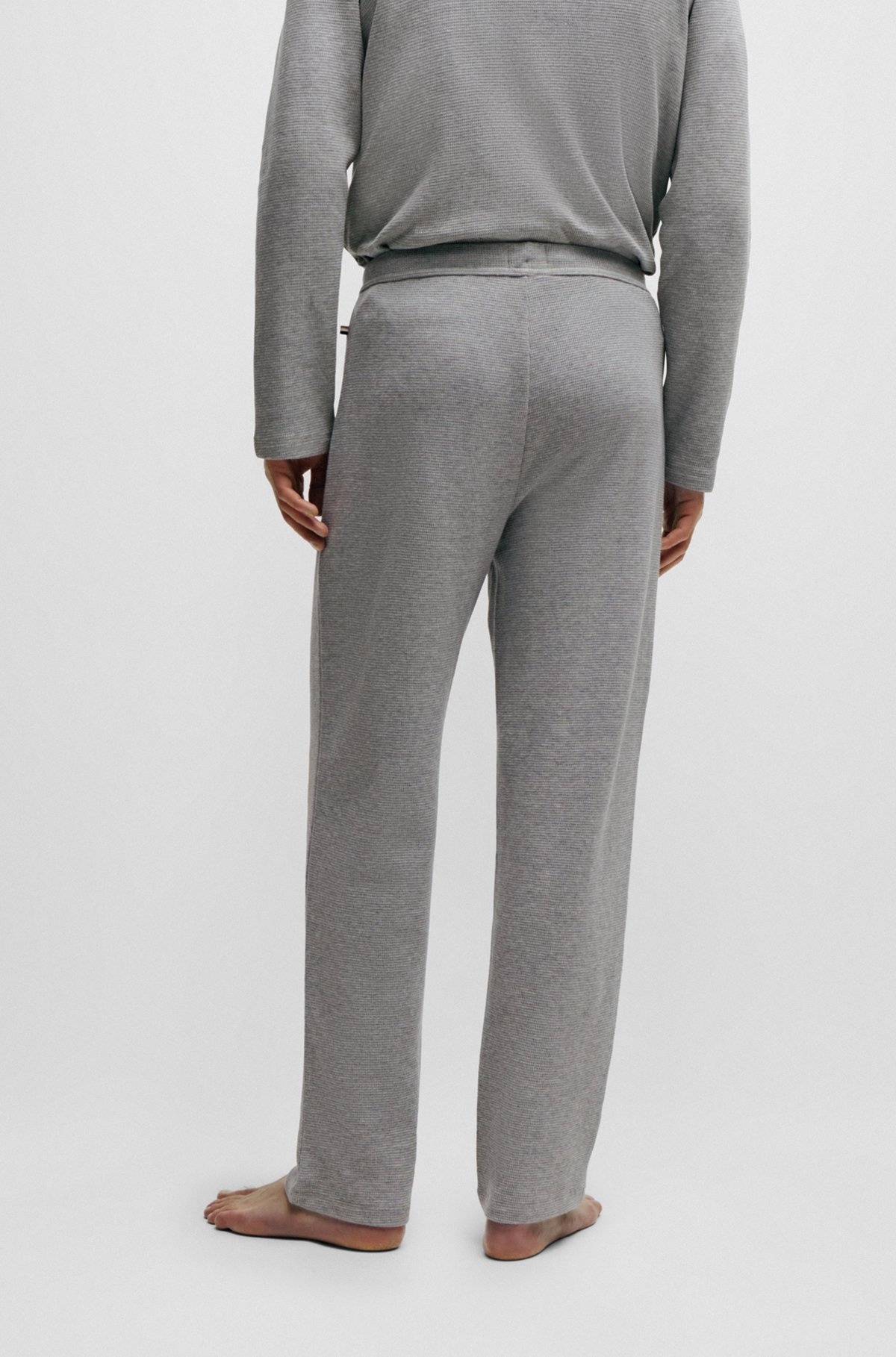 PAJAMA BOTTOMS WITH EMBROIDERED LOGO - 4