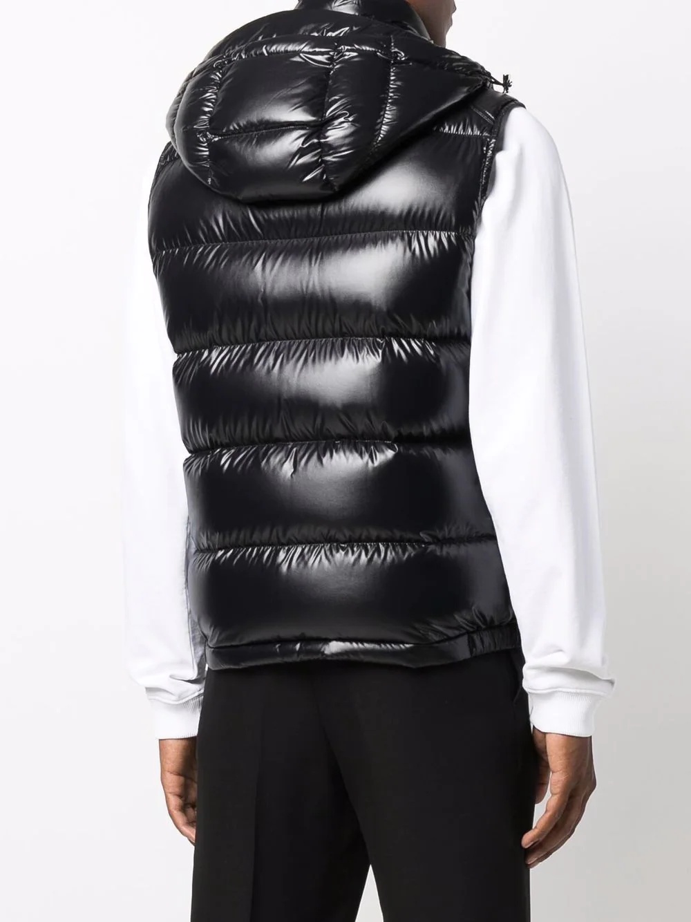 logo-patch zipped gilet - 4