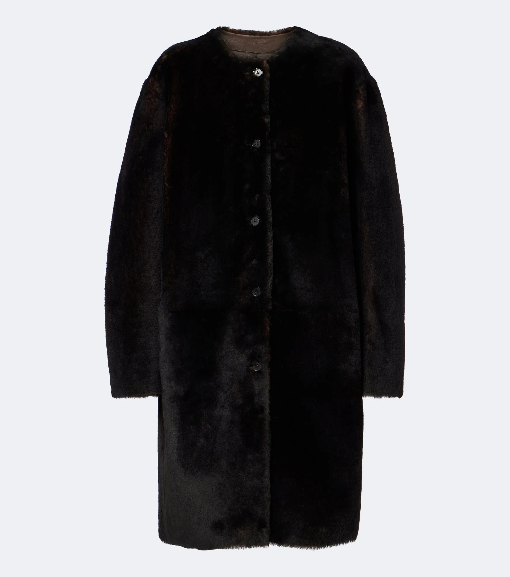 Elba reversible shearling coat - 1