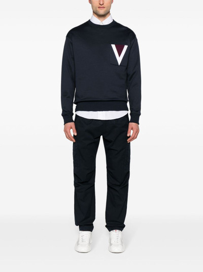 Valentino VLogo cotton blend sweatshirt outlook