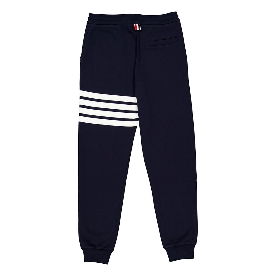 Thom Browne Navy 4-Bar Loopback Sweatpants - 2
