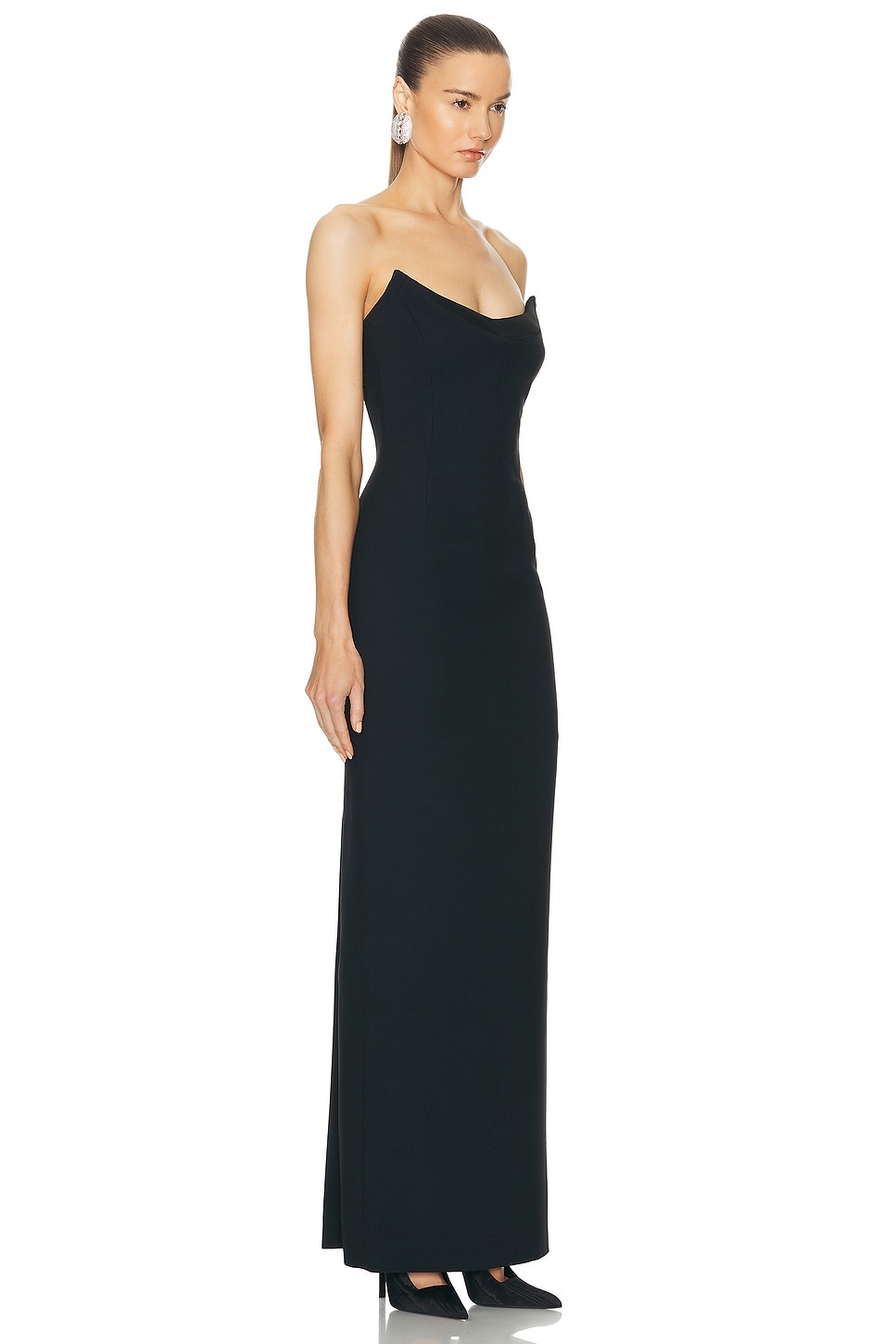 Strapless Midi Slip Dress - 2