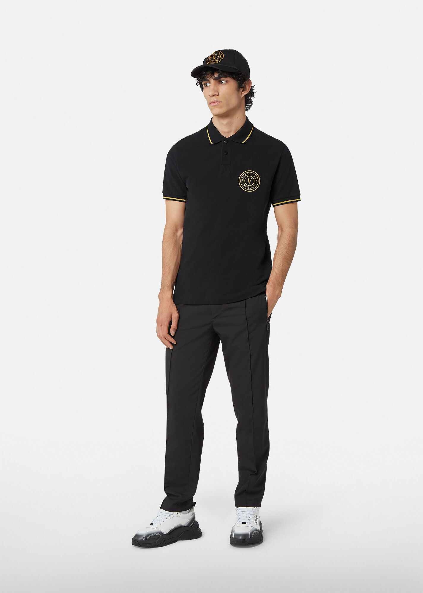 V-Emblem Polo Shirt - 4