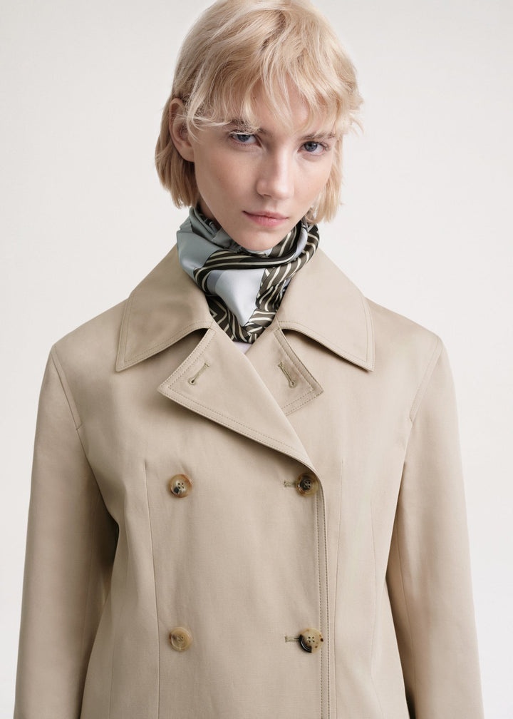 Structured-Waist jacket overcast beige - 5