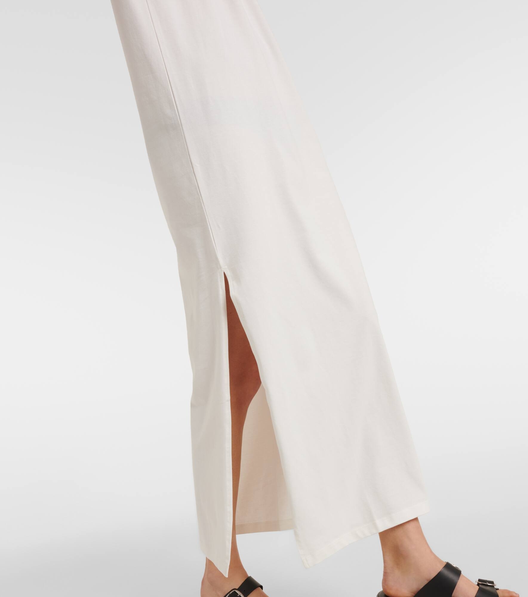 Maya cotton-blend jersey maxi dress - 4