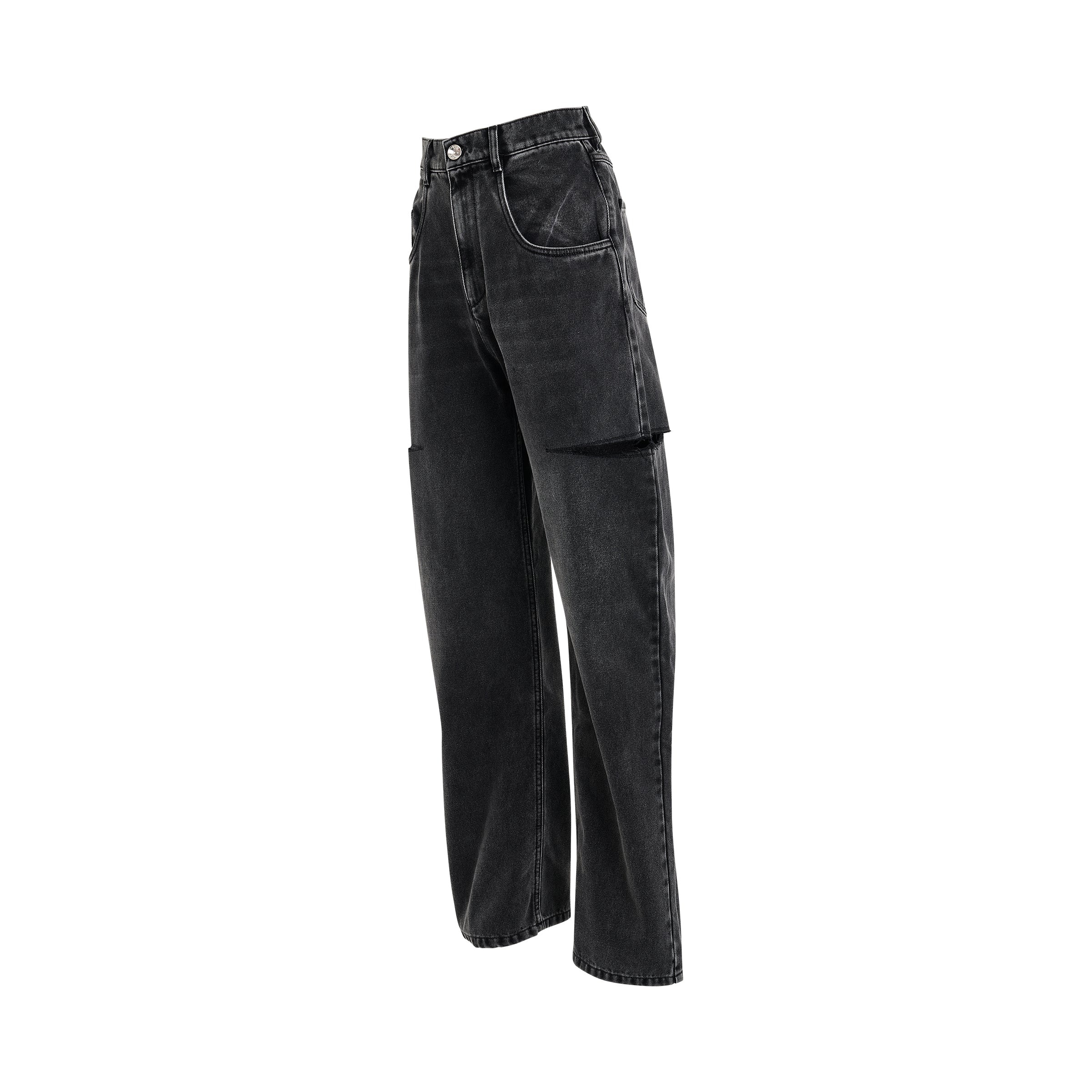 Maison Margiela Pants 5 Pockets in Washed Black - 2