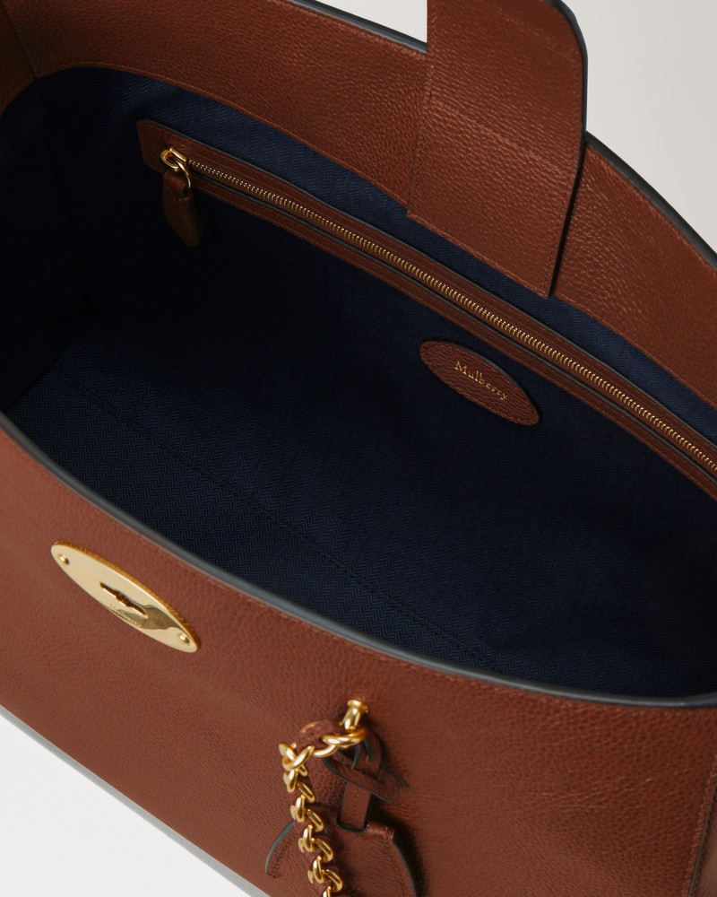 Lily Chain Tote Oak Two-Tone Small Classic Grain 5