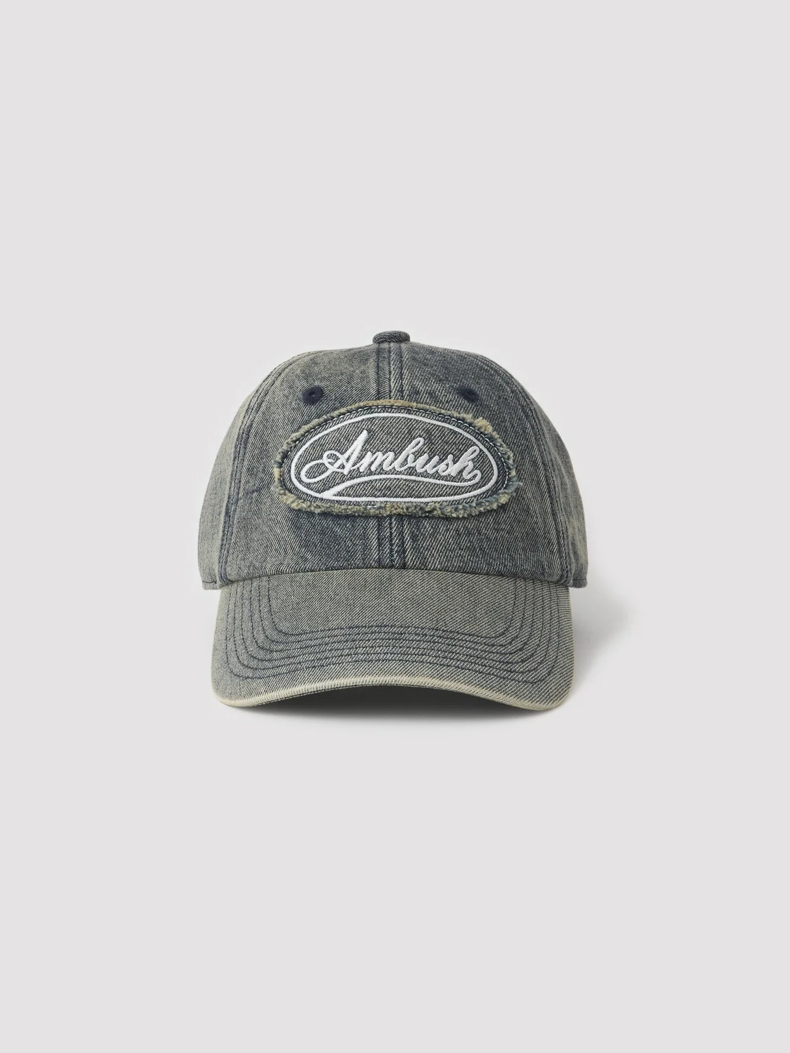 CURSIVE LOGO DENIM CAP - 1