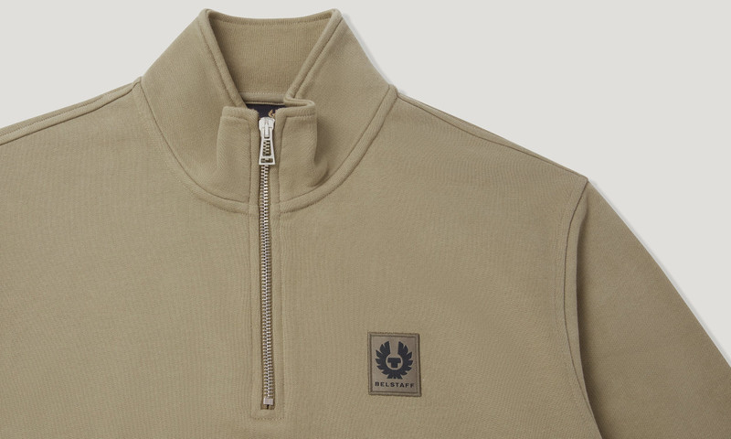 BELSTAFF QUARTER ZIP SWEATSHIRT 3
