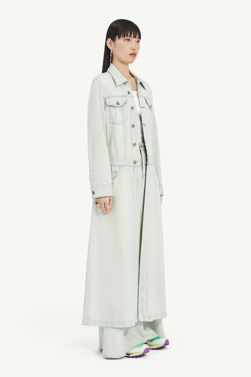 Lightweight Long Denim Coat 3