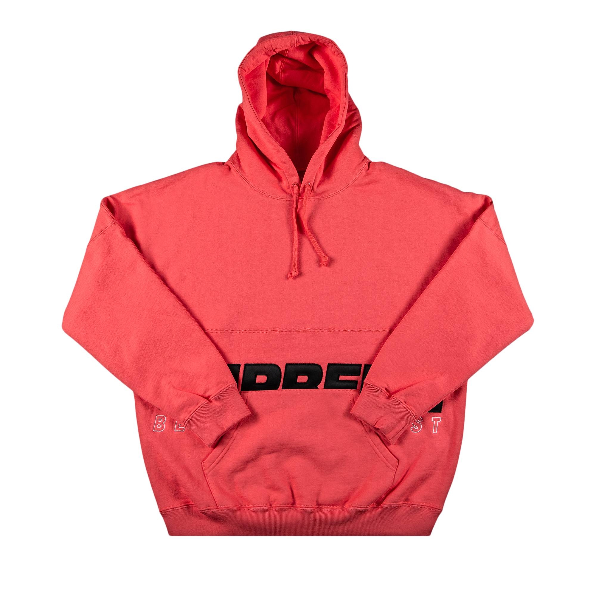 Supreme Best Of The Best Hooded Sweatshirt 'Bright Coral' - 1