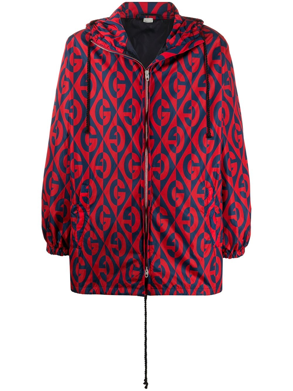 G Rhombus hooded jacket - 1